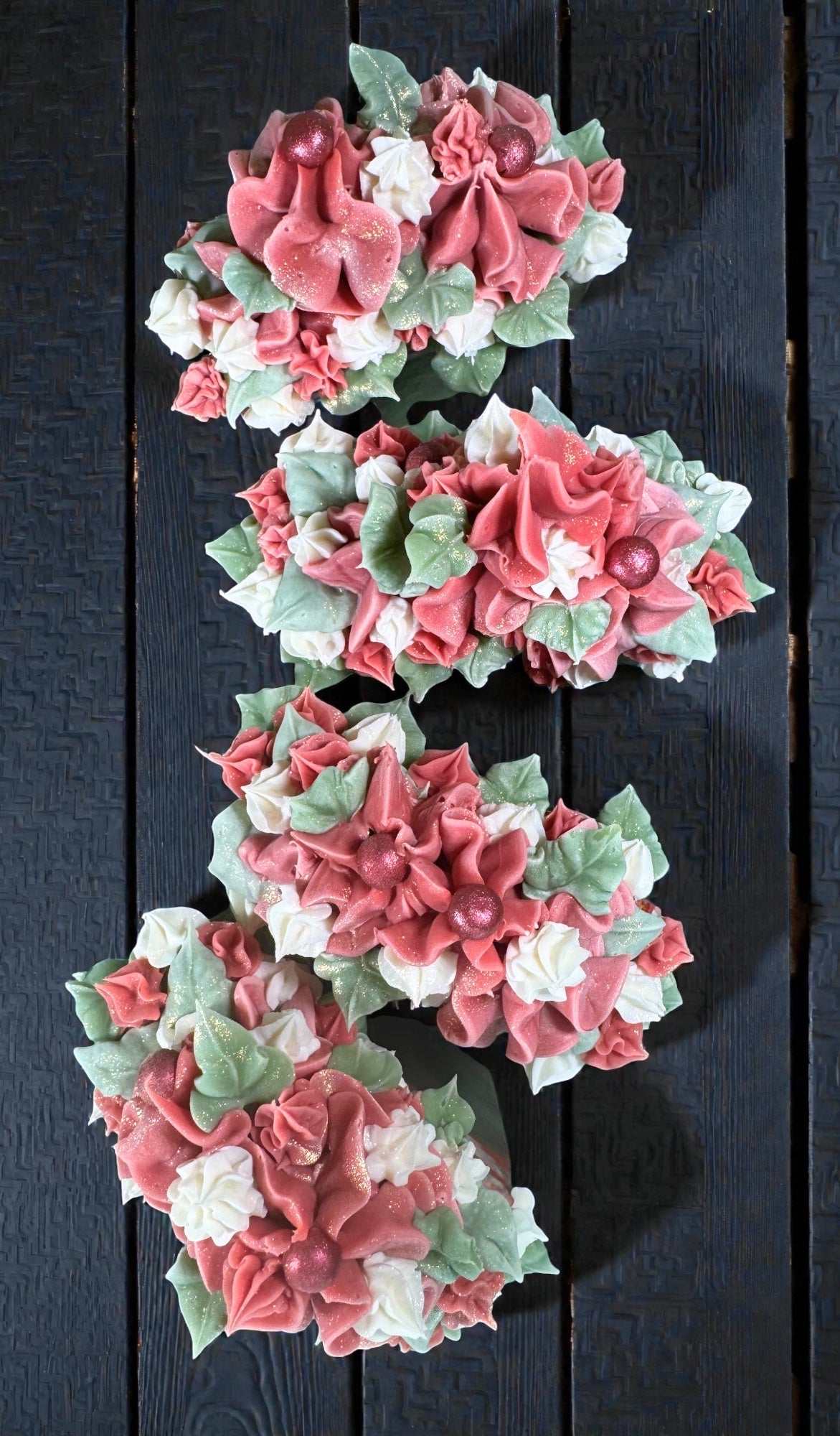 Christmas Fudge Frosted Soap