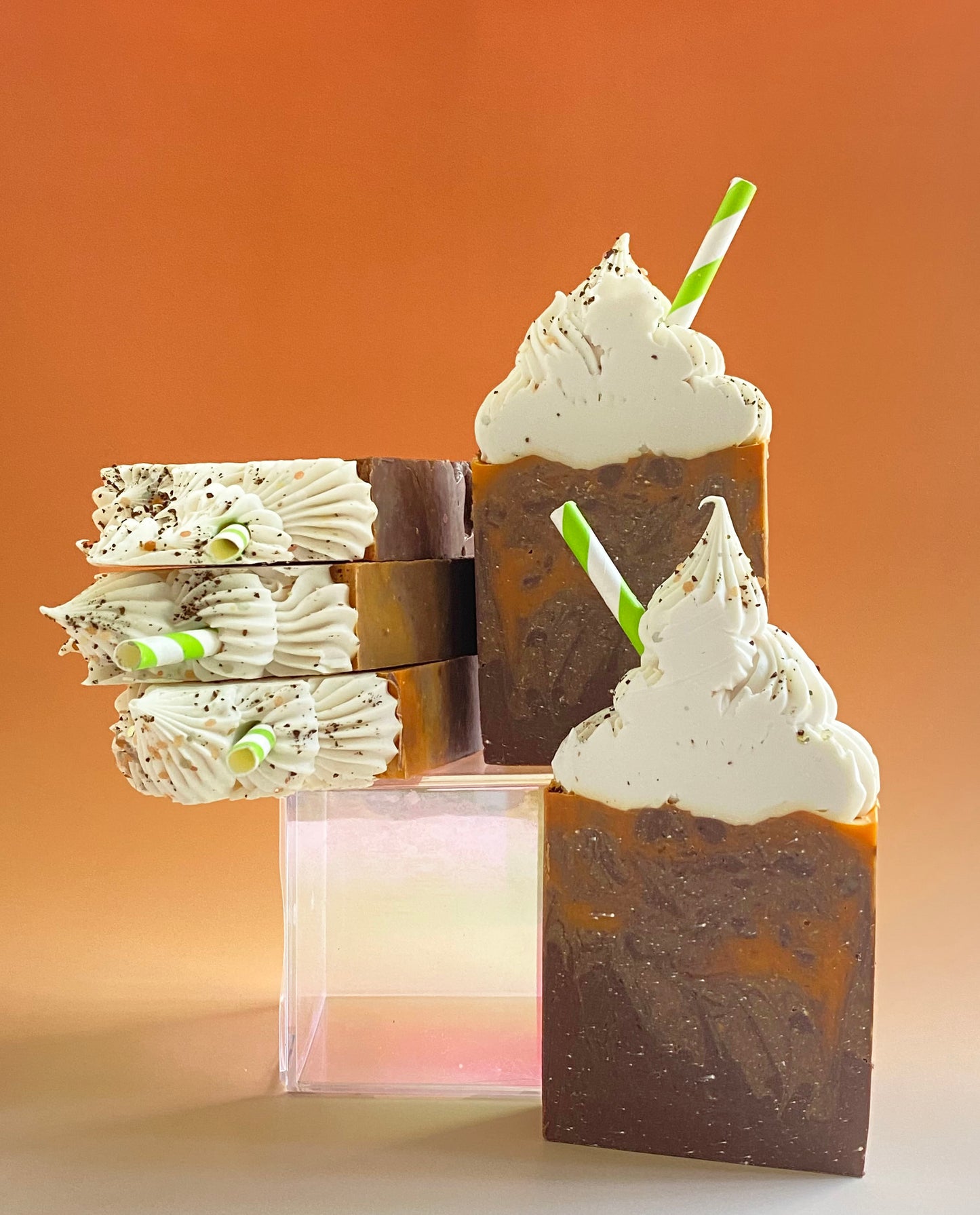Pumpkin Latte Frosted Soap
