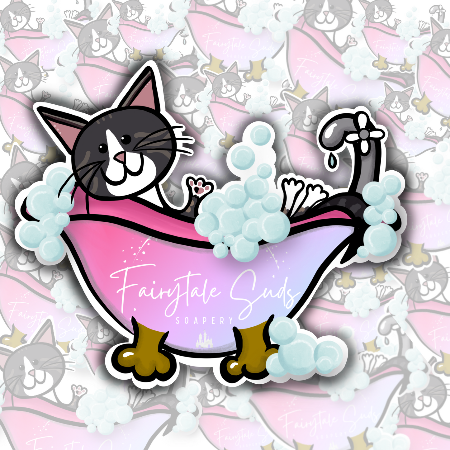 Snacky in the Tub Sticker