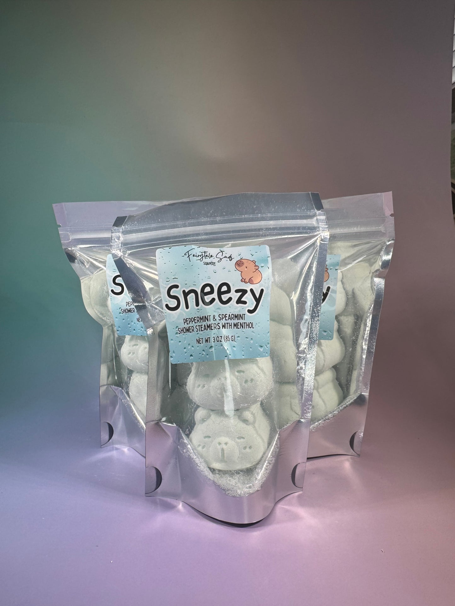 Sneezy Peppermint Menthol Shower Steamers