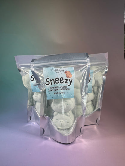 Sneezy Peppermint Menthol Shower Steamers