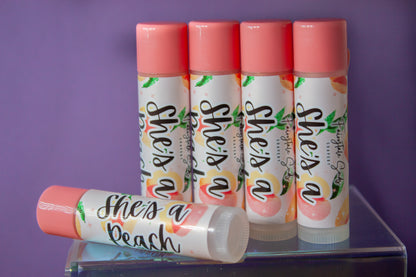 She's a Peach Bayou Bubbles Lip Balm