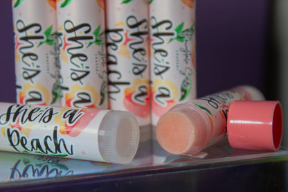 She's a Peach Bayou Bubbles Lip Balm