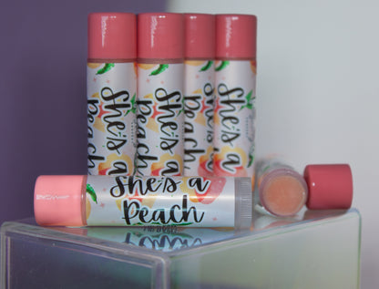 She's a Peach Bayou Bubbles Lip Balm