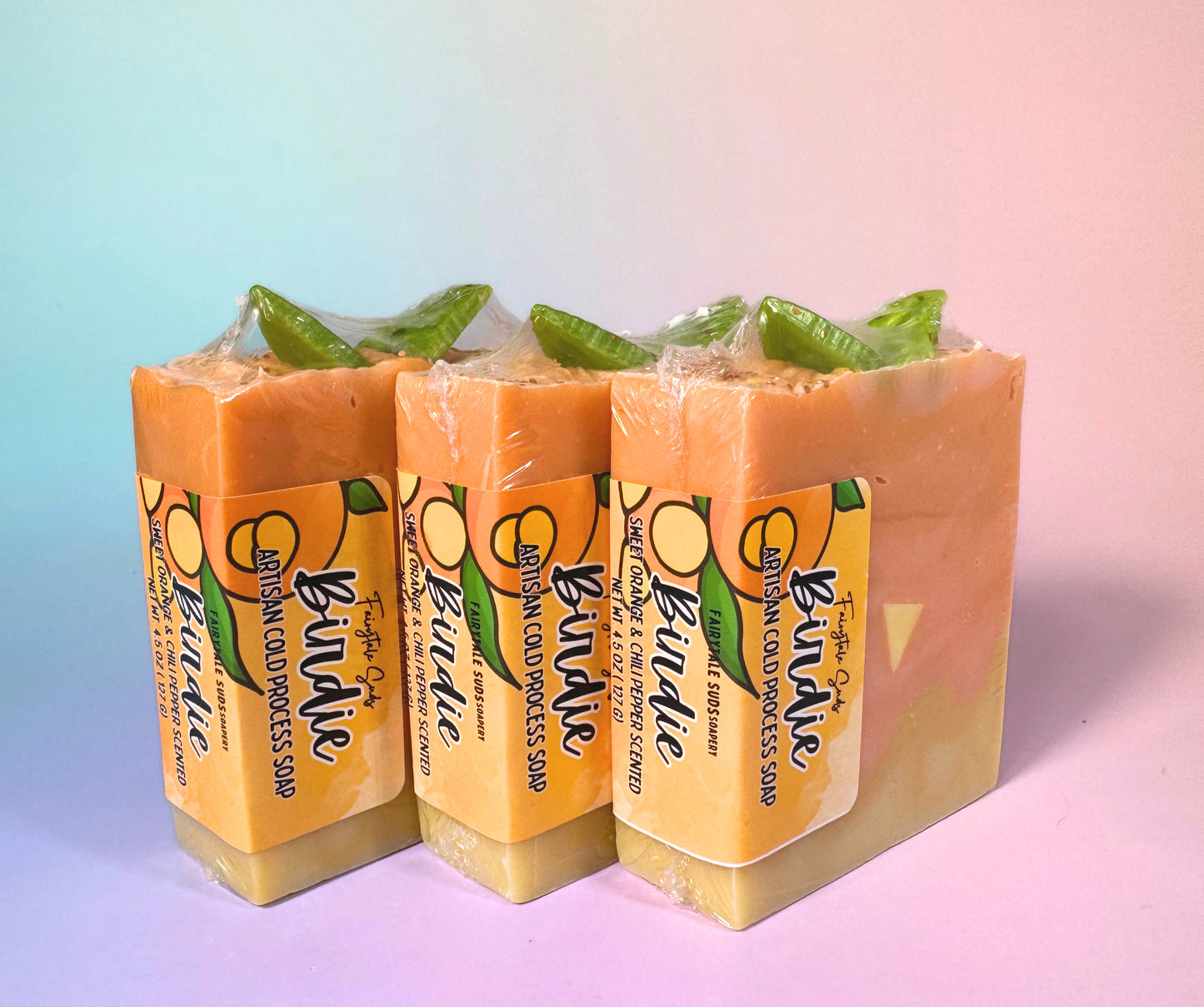 Birdie Orange Bird Artisan Soap