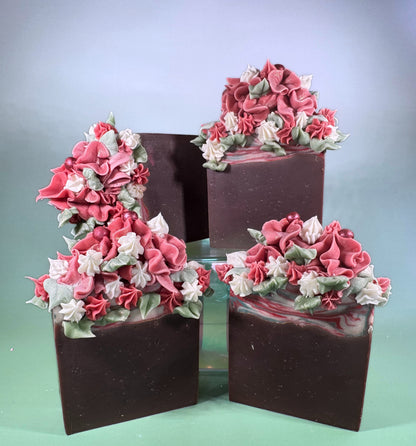 Christmas Fudge Frosted Soap