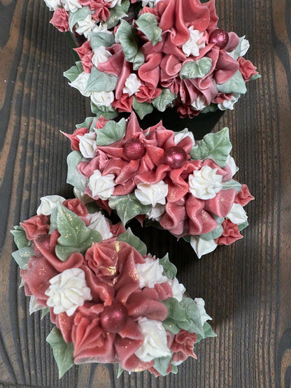 Christmas Fudge Frosted Soap