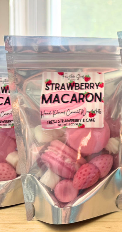 Strawberry Macaron Scented Wax Melts
