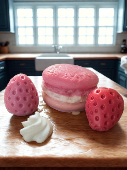 Strawberry Macaron Scented Wax Melts