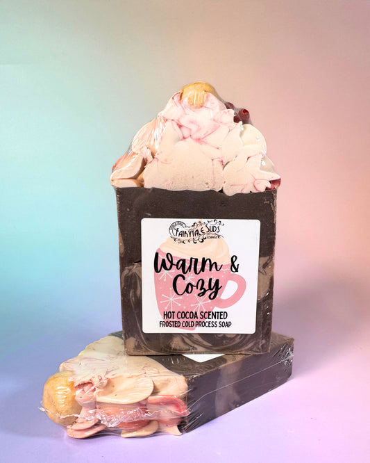 Warm and Cozy Frosted Soap